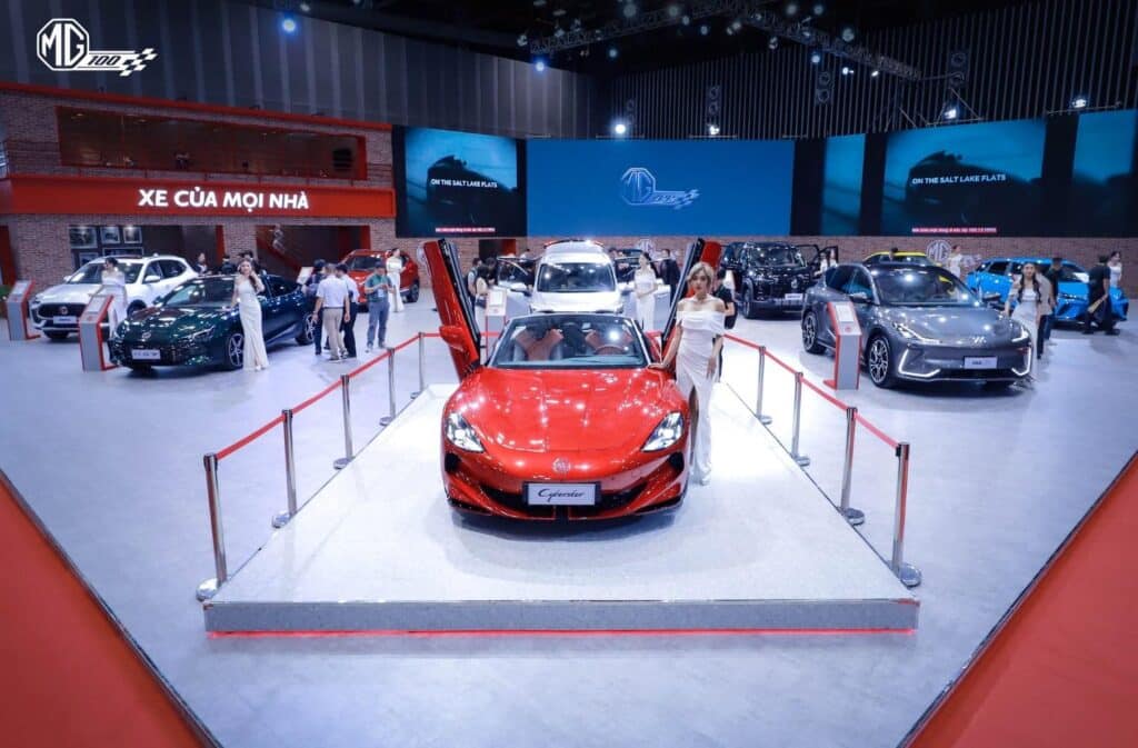 Gian trưng bày MG Việt Nam - Xe của mọi nhà tại Vietnam Motor Show 2024