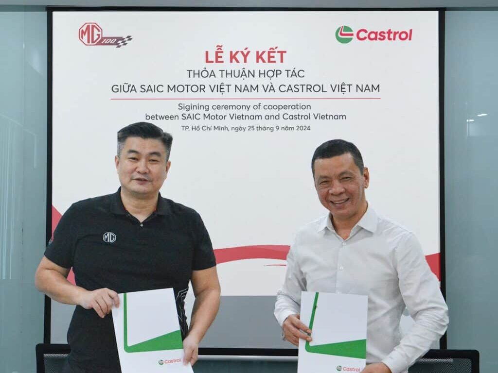 Lễ ký kết giữa SAIC Motor Việt Nam và Castrol Việt Nam